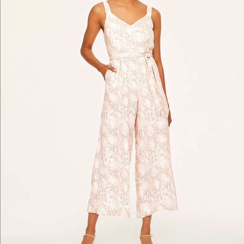 Ladies NWT snake print jumpsuit romper LOFT